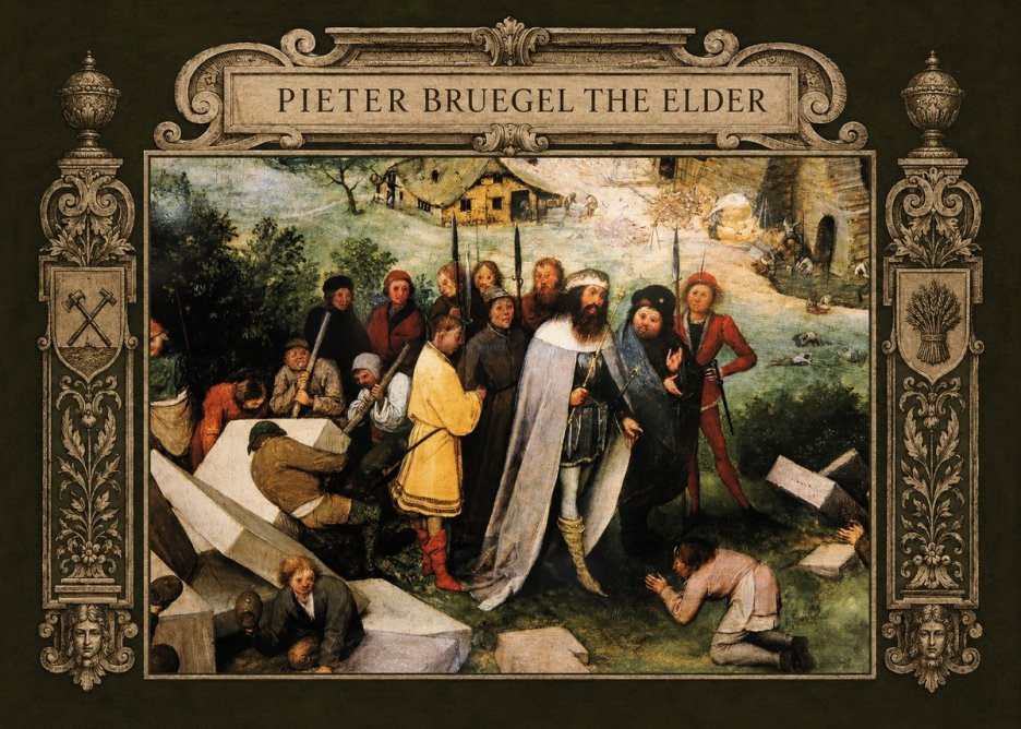 Pieter Bruegel The Blind Leading the Blind III No6 - Poszter