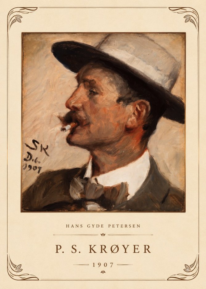 P.S. Krøyer Hans Gyde Petersen No4 - Poszter