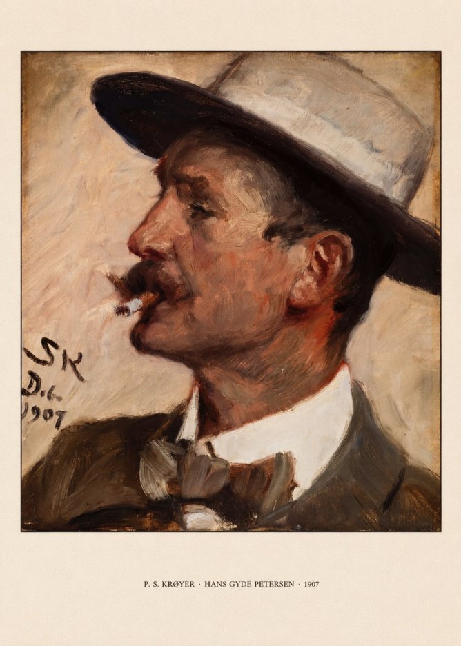 P.S. Krøyer Hans Gyde Petersen No5 - Poszter