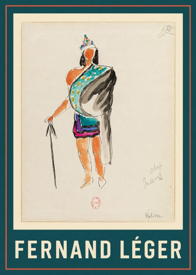 Fernand Léger Bolivar X No1 - Poszter