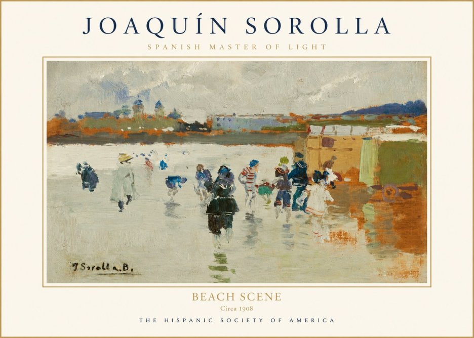 Sorolla Beach Scene No1 - Poszter