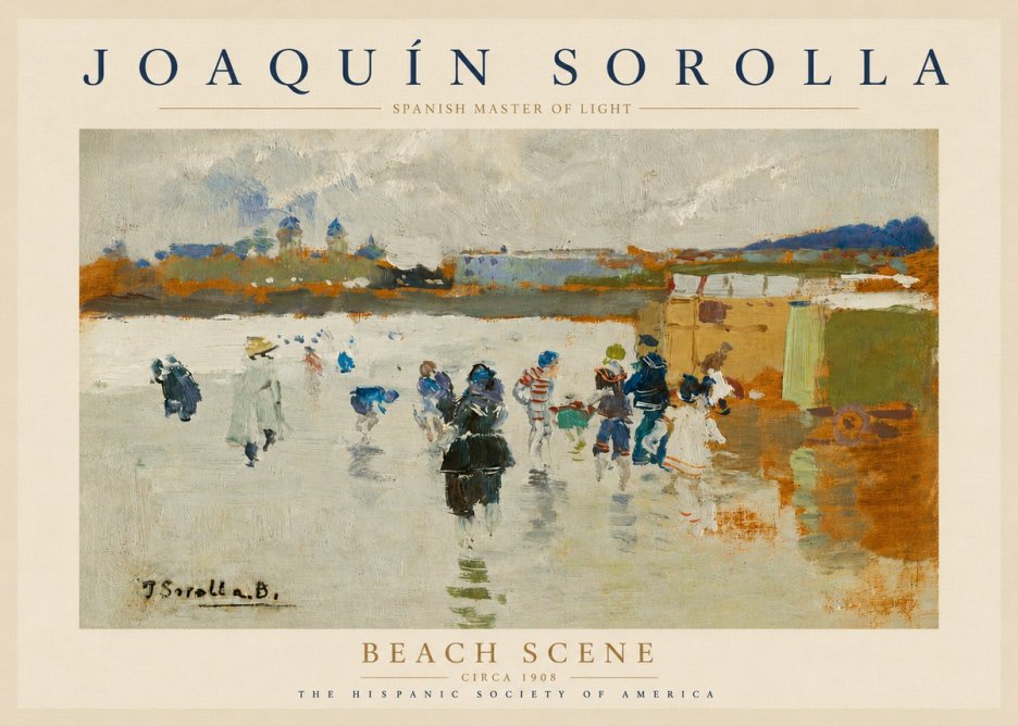 Sorolla Beach Scene No4 - Poszter