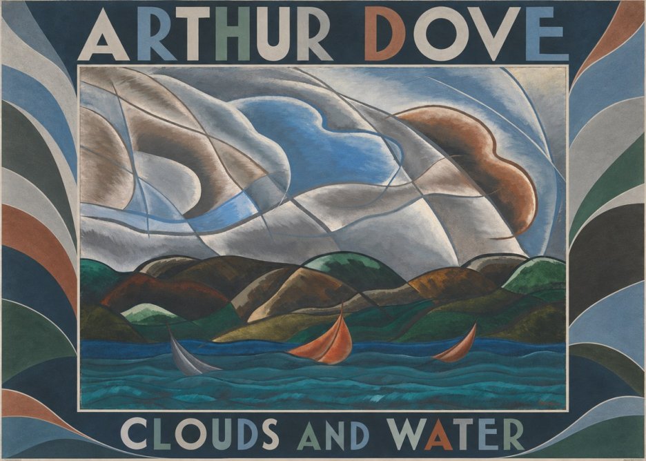 Arthur Dove Clouds and Water No1 - Poszter