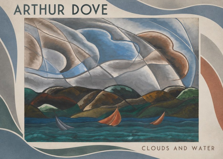 Arthur Dove Clouds and Water No2 - Poszter