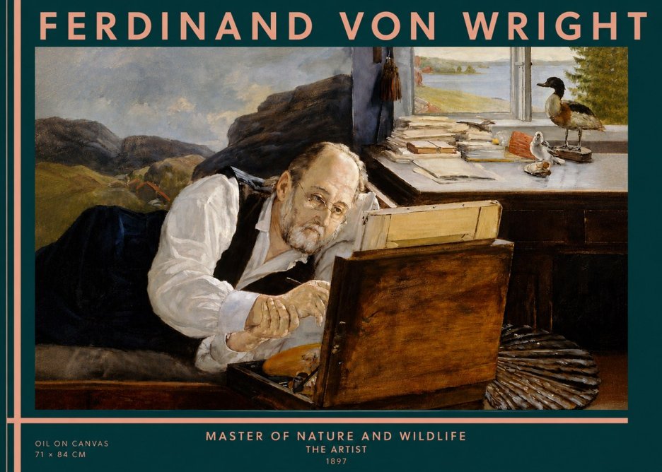 Ferdinand von Wright The Artist No3 - Poszter