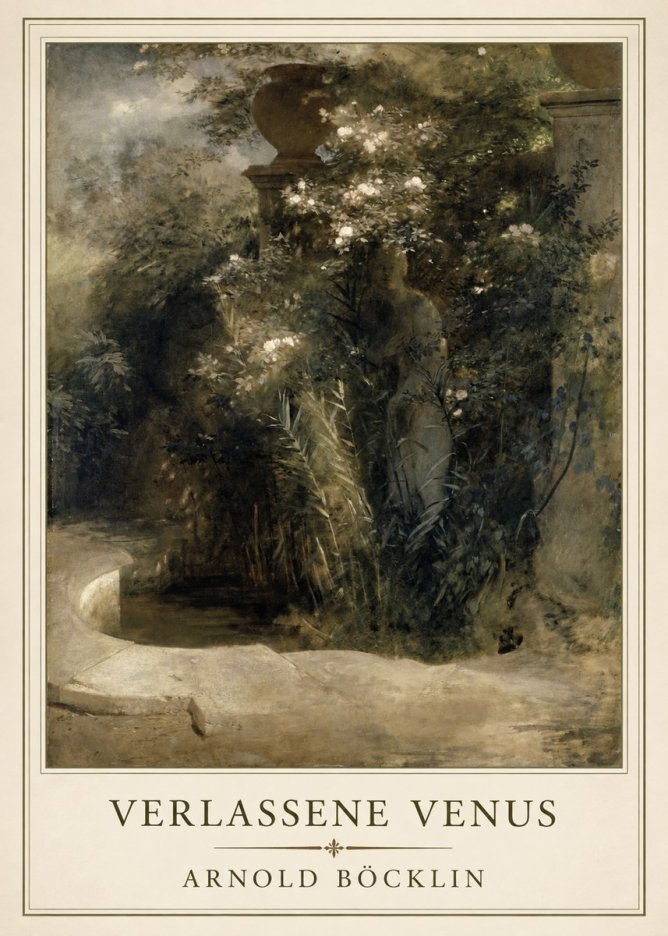 Arnold Böcklin Verlassene Venus No1 - Poszter