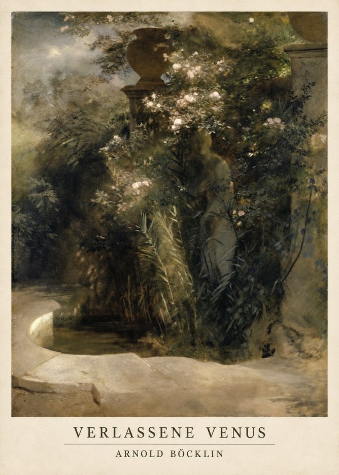 Arnold Böcklin Verlassene Venus No2 - Poszter
