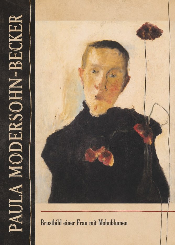 Paula Modersohn-Becker Brustbild Einer Frau Mit Mohnblumen No2 - Poszter
