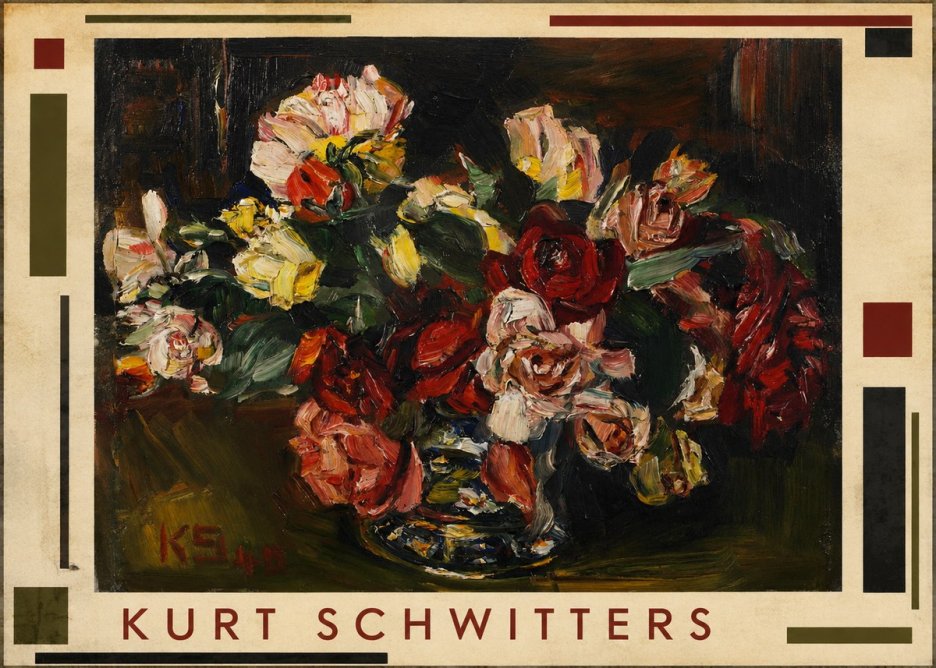 Kurt Schwitters Flower Still Life No1 - Poszter