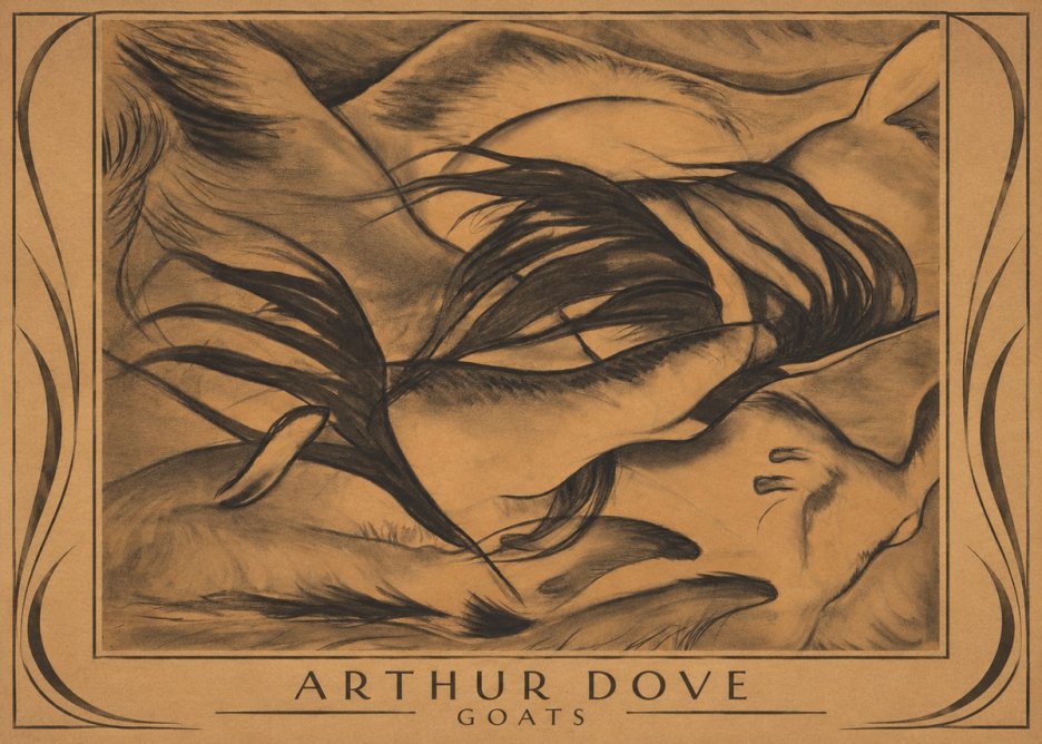 Arthur Dove Goats No1 - Poszter