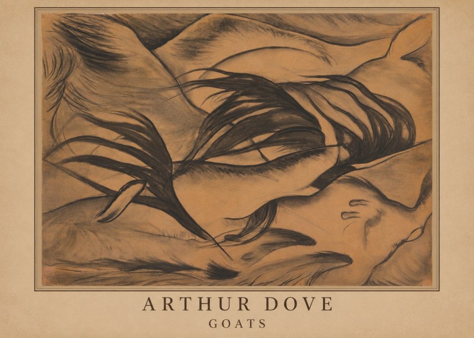 Arthur Dove Goats No3 - Poszter