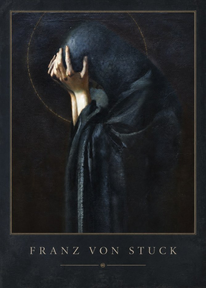 Franz von Stuck The Mourner No4 - Poszter