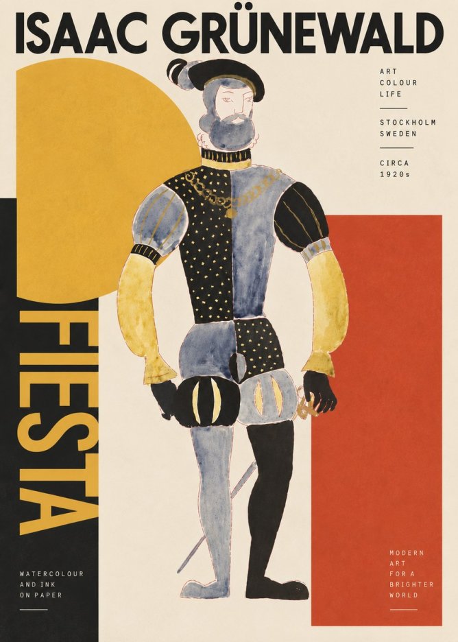 Isaac Grünewald Fiesta No6 - Poszter