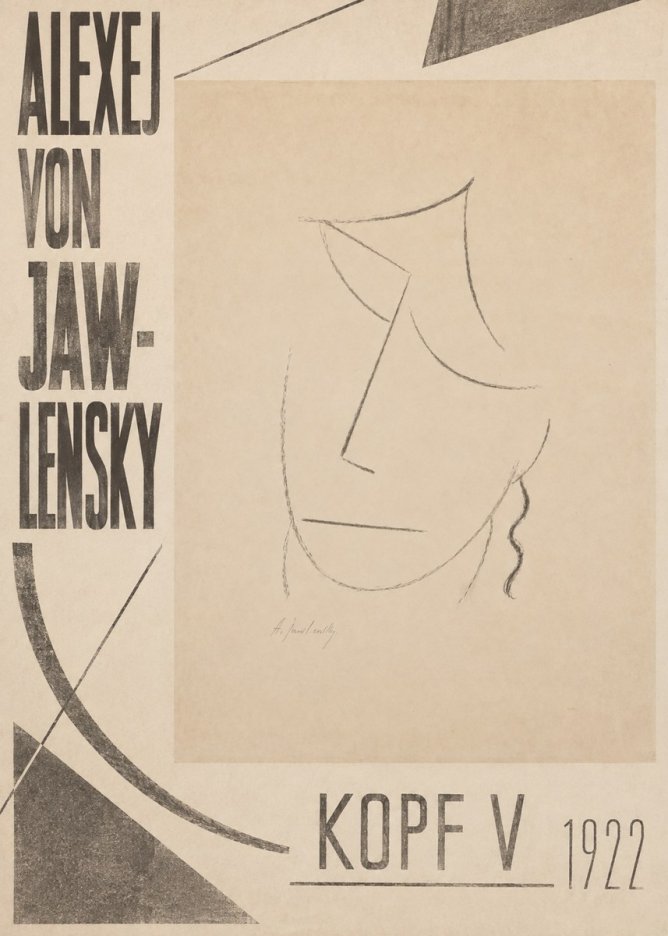 Alexej von Jawlensky Kopf V No4 - Poszter