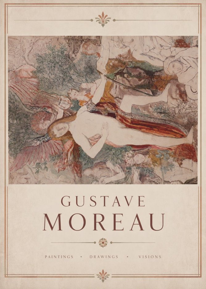 Gustave Moreau The Hymn to Beauty No2 - Poszter