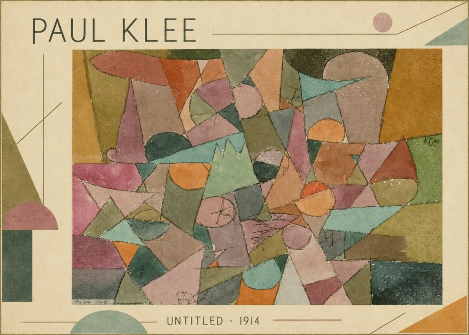 Paul Klee Untitled No1 - Poszter
