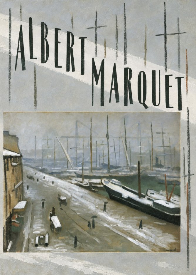Albert Marquet Le Havre, Le Bassin Sous La Neige No6 - Poszter