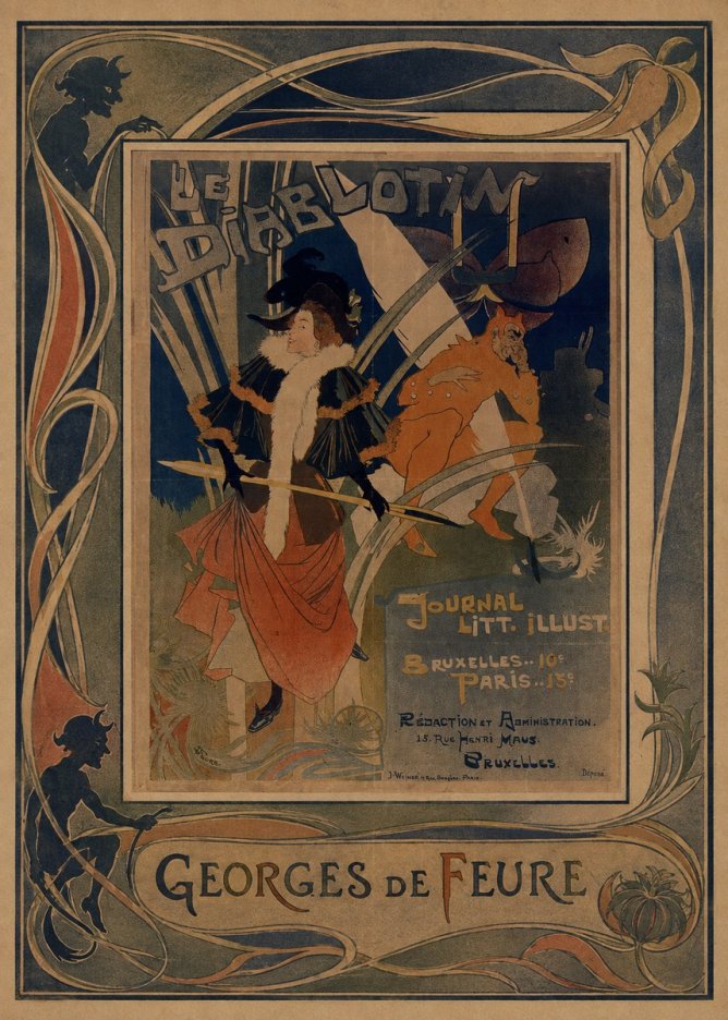 Georges de Feure Le Diablotin III No1 - Poszter