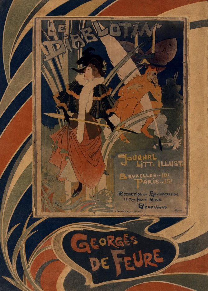 Georges de Feure Le Diablotin III No6 - Poszter
