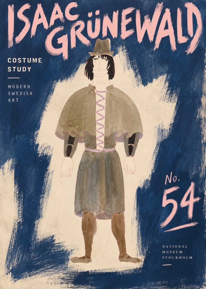 Isaac Grünewald Costume Study V No5 - Poszter
