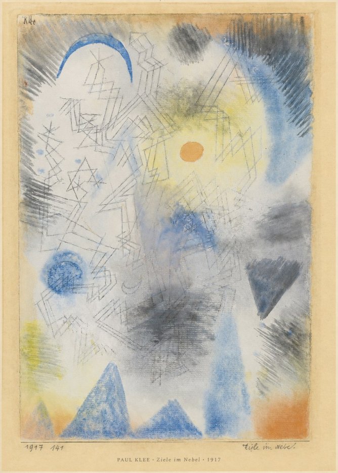 Paul Klee Ziele Im Nebel No5 - Poszter