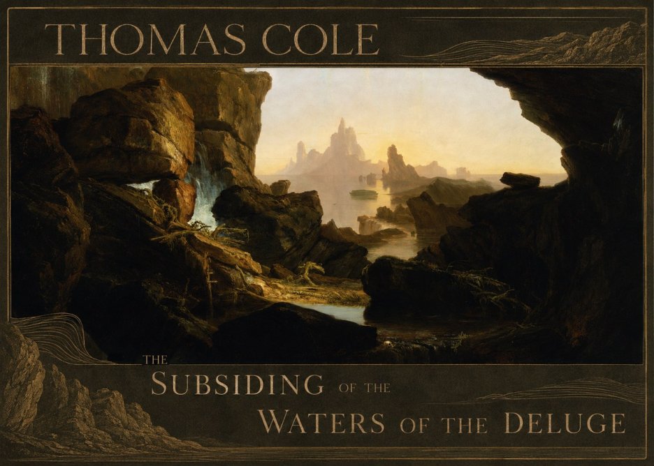 Thomas Cole The Subsiding of the Waters of the Deluge I No3 - Poszter