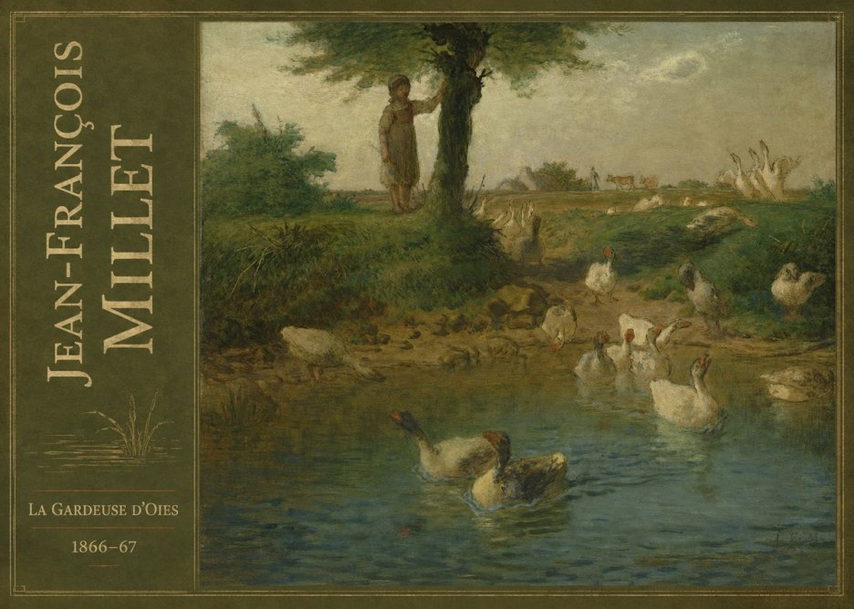 Jean-François Millet La Gardeuse D'oies No2 - Poszter