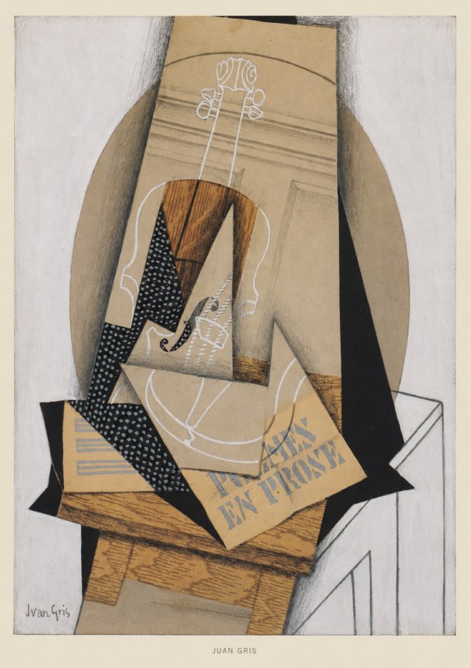 Juan Gris Poèmes En Prose No6 - Poszter