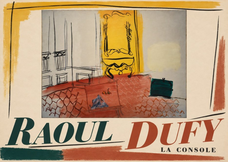 Raoul Dufy La Console No4 - Poszter