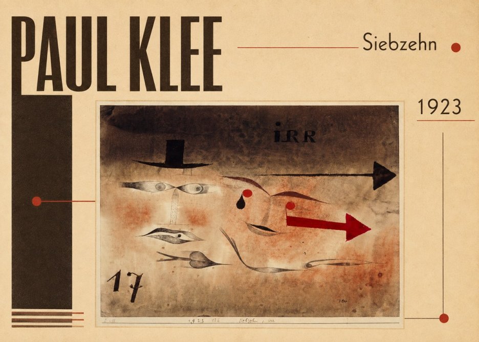 Paul Klee Siebzehn, Irr No4 - Poszter