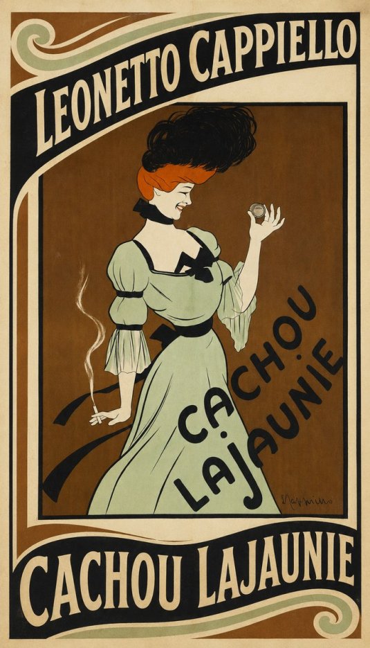 Leonetto Cappiello Cachou Lajaunie No2 - Poszter
