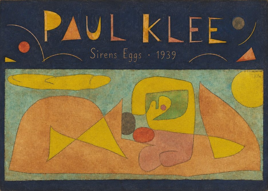 Paul Klee Sirens Eggs No4 - Poszter