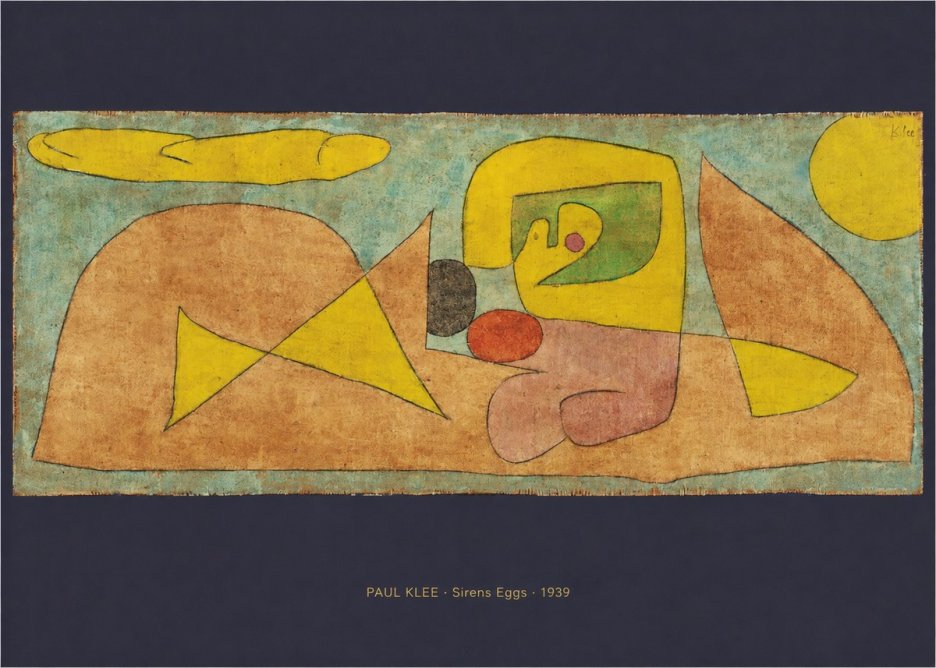Paul Klee Sirens Eggs No6 - Poszter