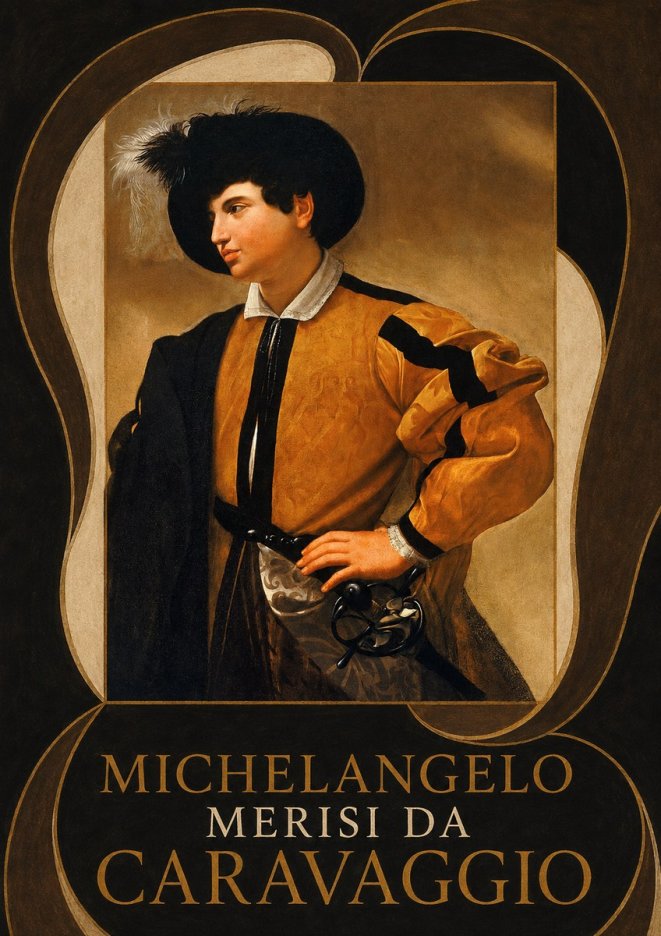 Michelangelo Merisi da Caravaggio Portrait of a Young Man No6 - Poszter