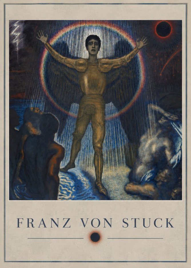 Franz von Stuck Lucifer No2 - Poszter