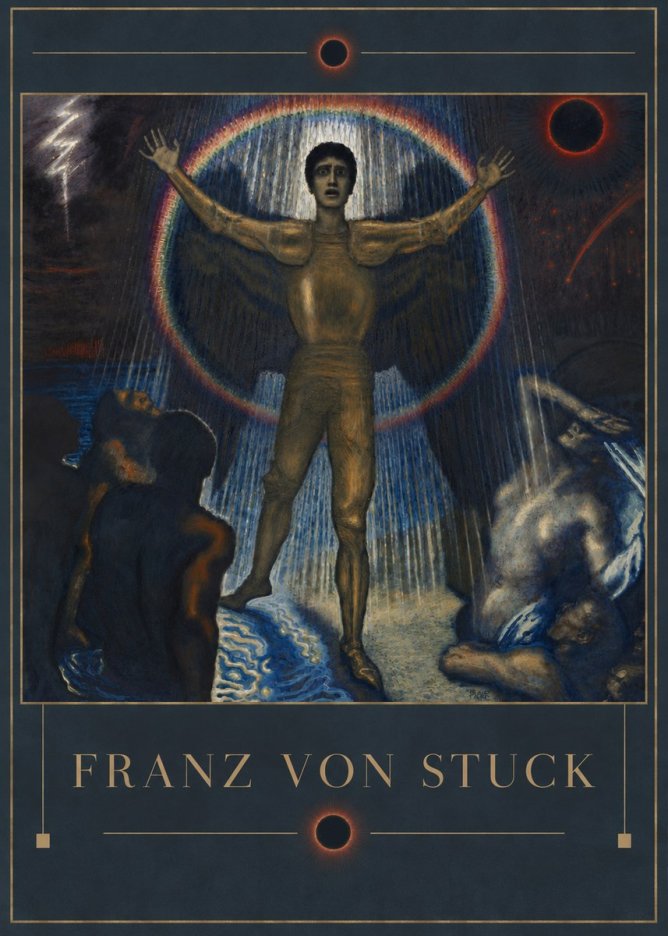 Franz von Stuck Lucifer No4 - Poszter