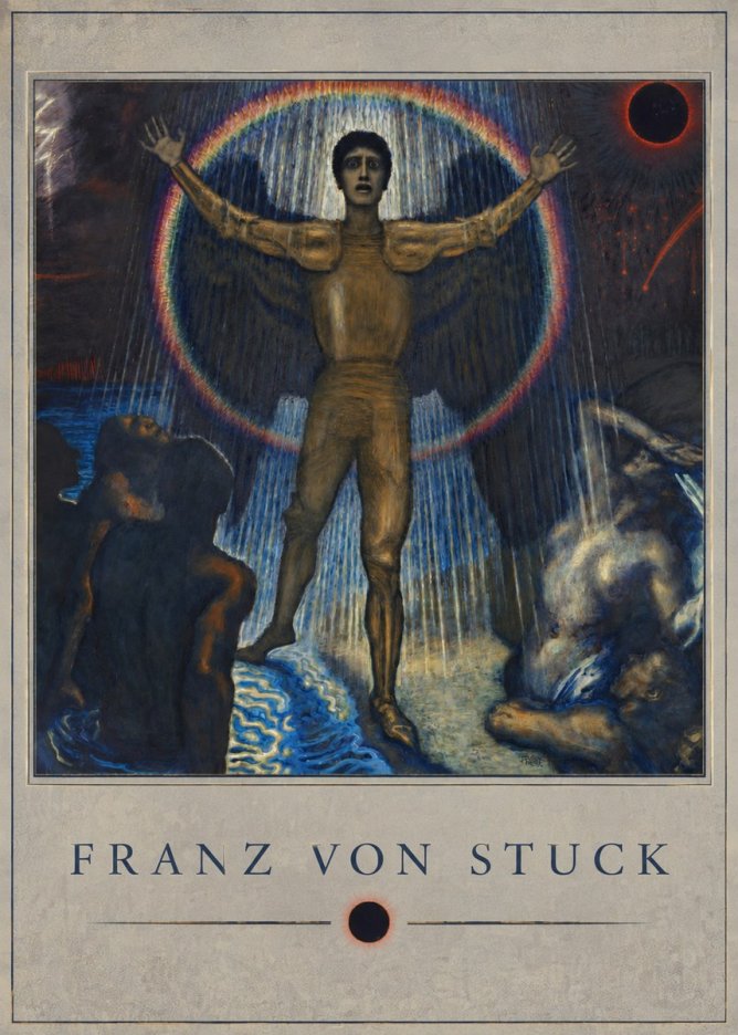 Franz von Stuck Lucifer No6 - Poszter