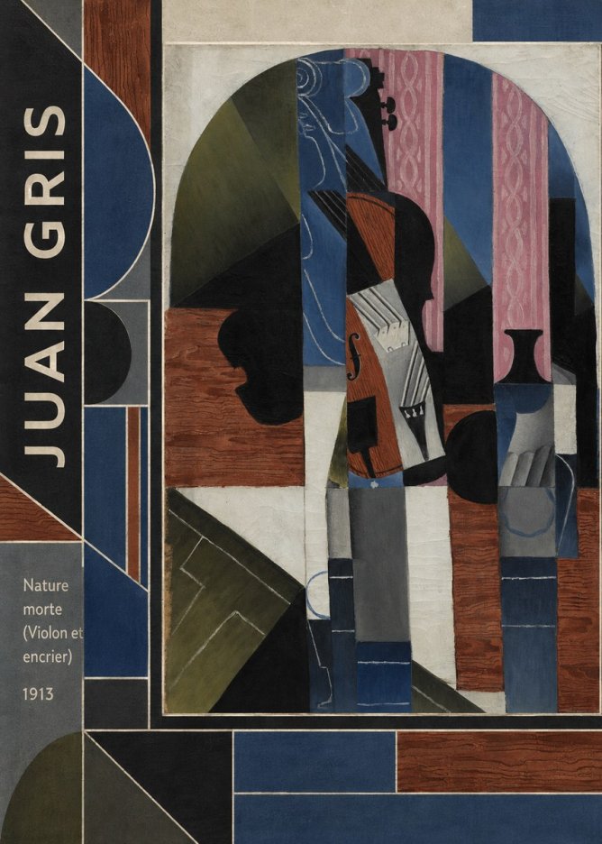 Juan Gris Nature Morte (Violon Et Encrier) No2 - Poszter