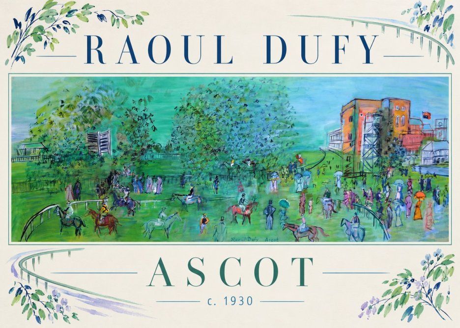 Raoul Dufy Ascot C. 1930 I No3 - Poszter