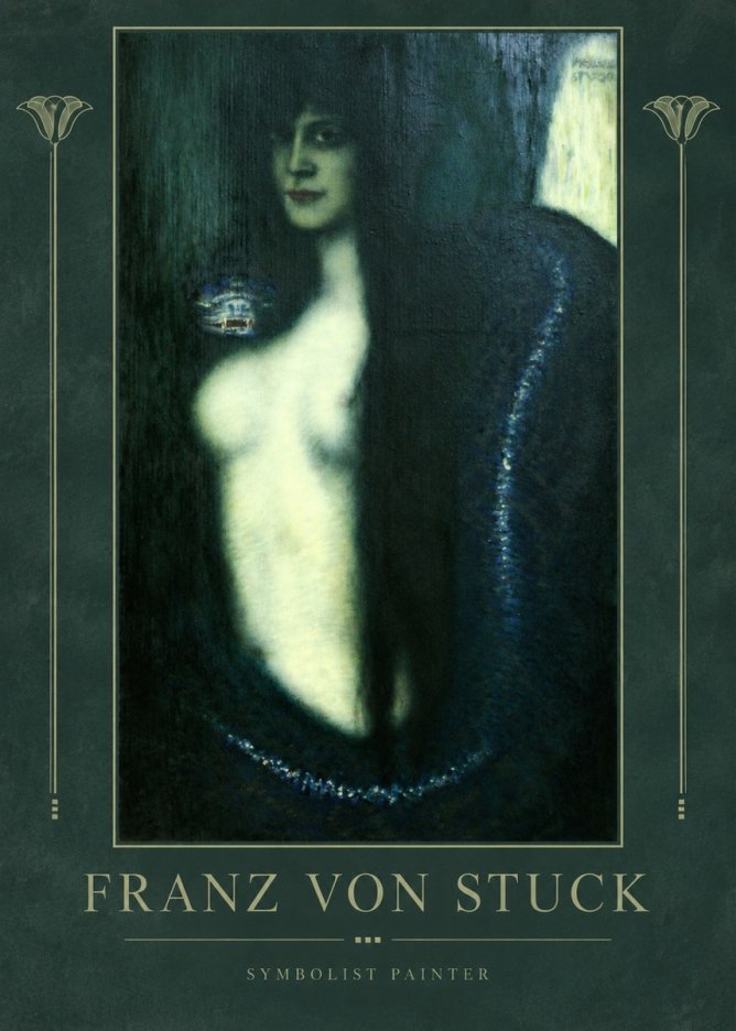 Franz von Stuck Die Sünde No2 - Poszter