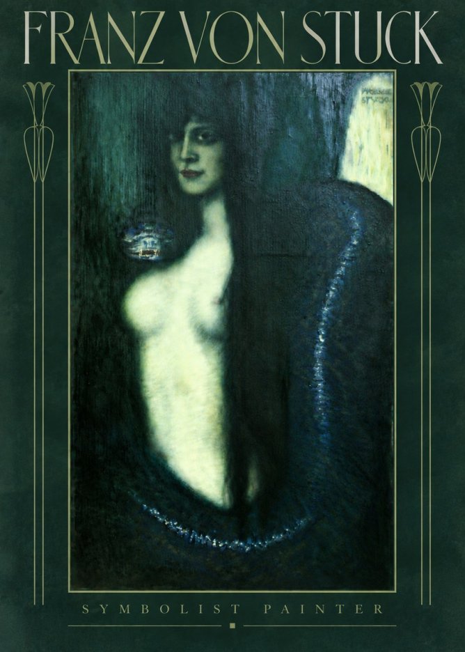 Franz von Stuck Die Sünde No6 - Poszter