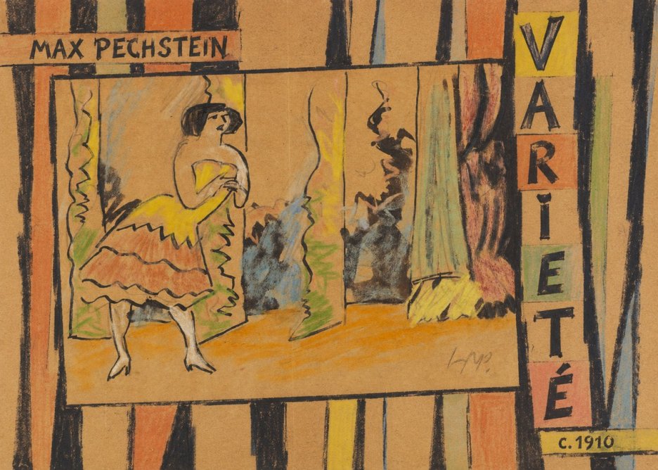 Max Pechstein Varieté No6 - Poszter