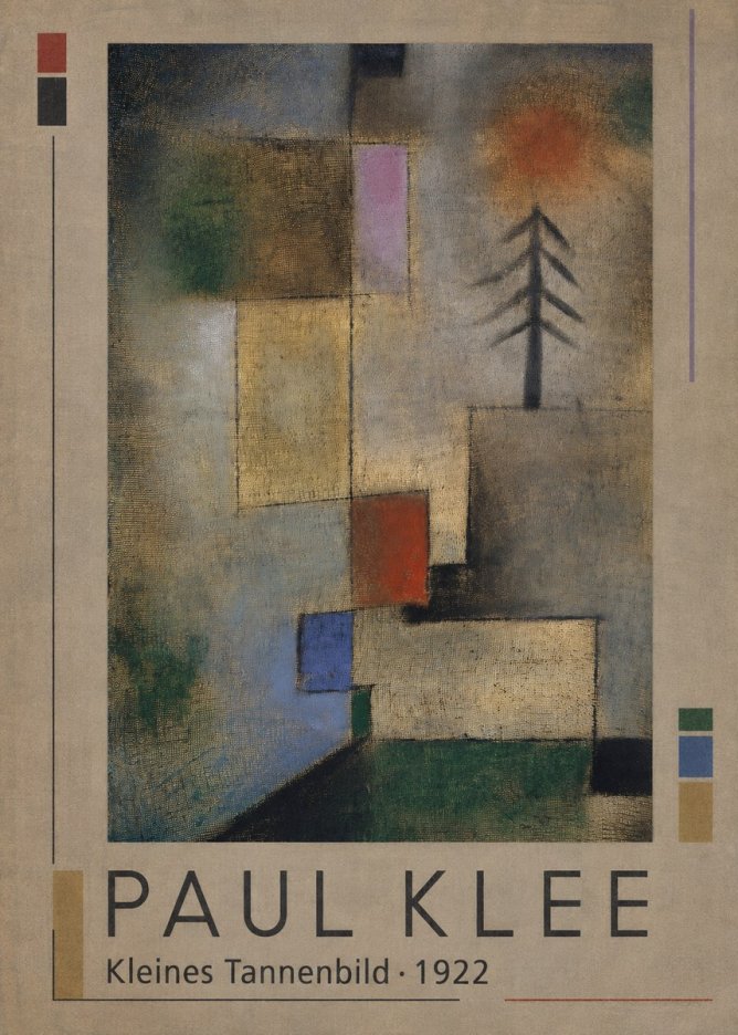 Paul Klee Kleines Tannenbild No1 - Poszter