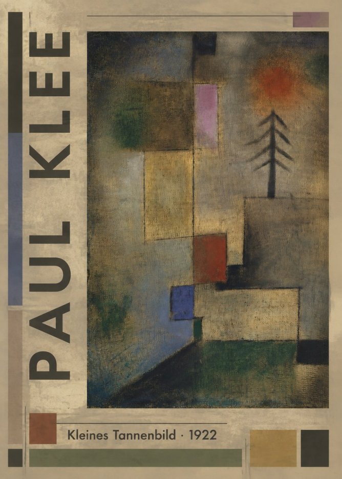 Paul Klee Kleines Tannenbild No2 - Poszter