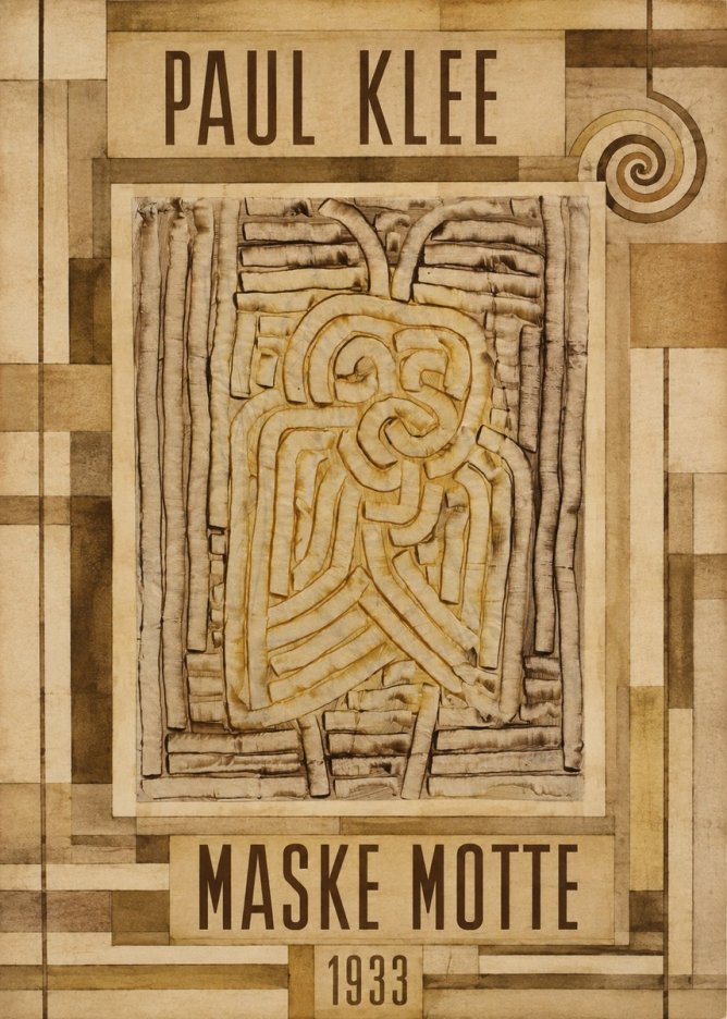 Paul Klee Maske Motte No6 - Poszter