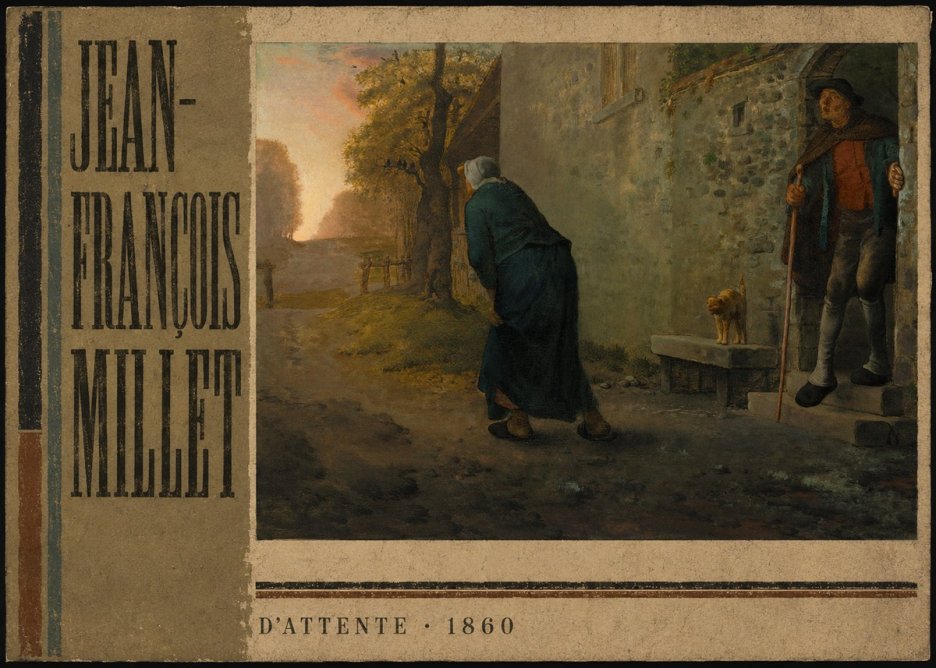 Jean-François Millet D'attente No2 - Poszter