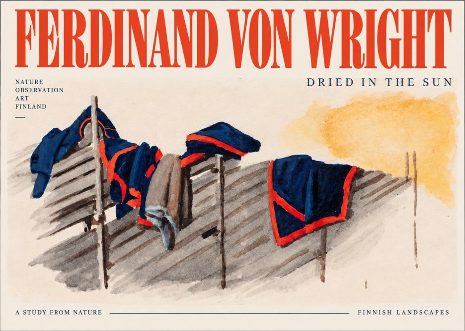 Ferdinand von Wright Study of Military Clothing No4 - Poszter
