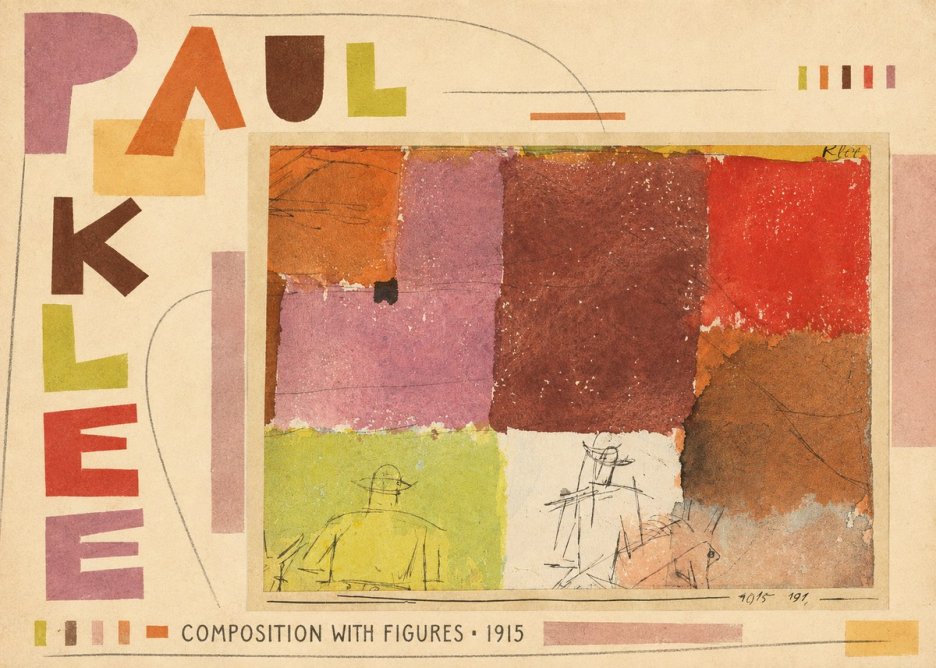 Paul Klee Composition with Figures II No5 - Poszter