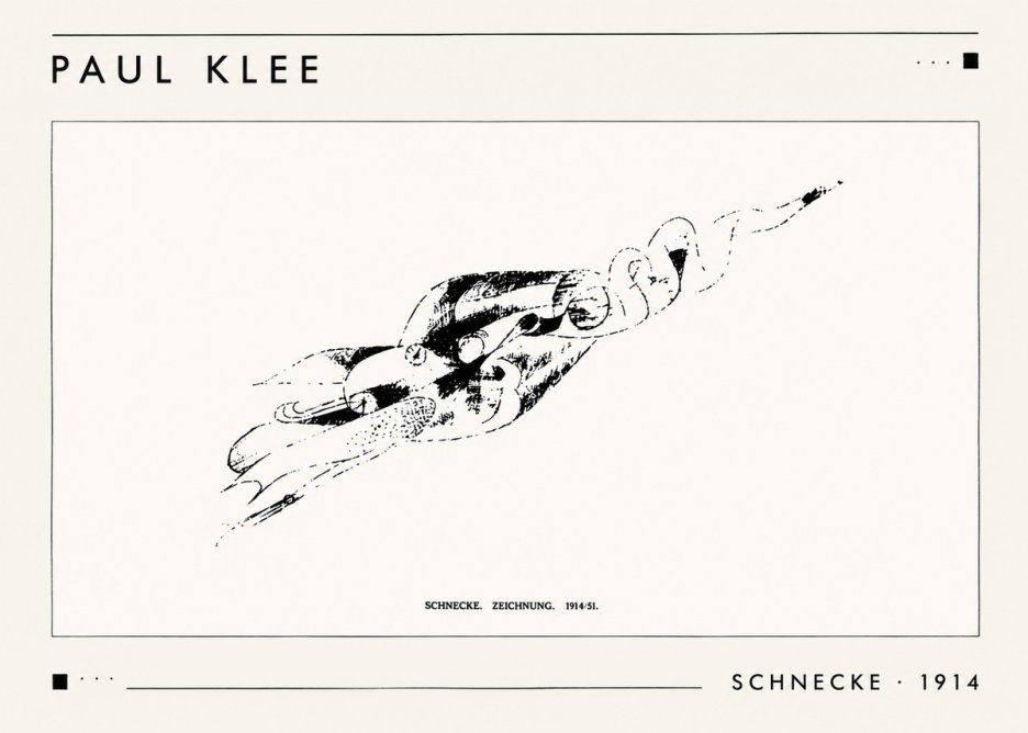Paul Klee Schnecke No1 - Poszter