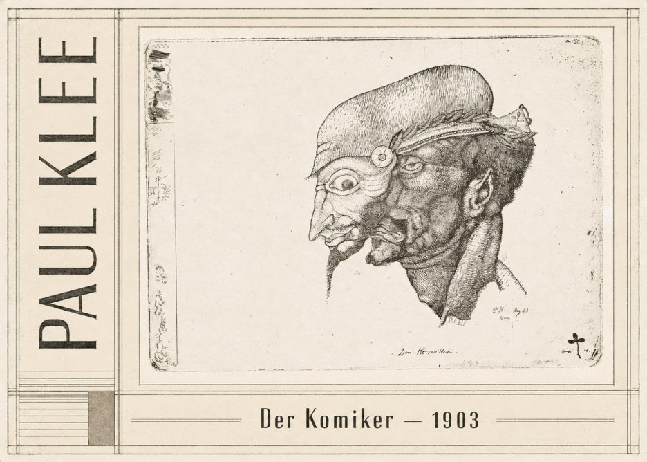 Paul Klee Der Komiker No2 - Poszter